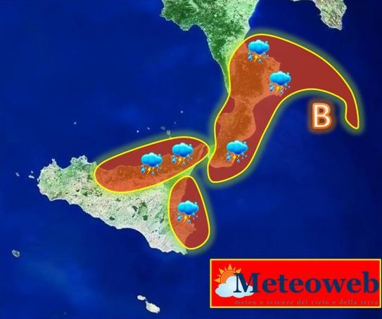 Maltempo Al Sud Ecco Le Zone Pi Colpite Dal Ciclone Posizionato Nel 