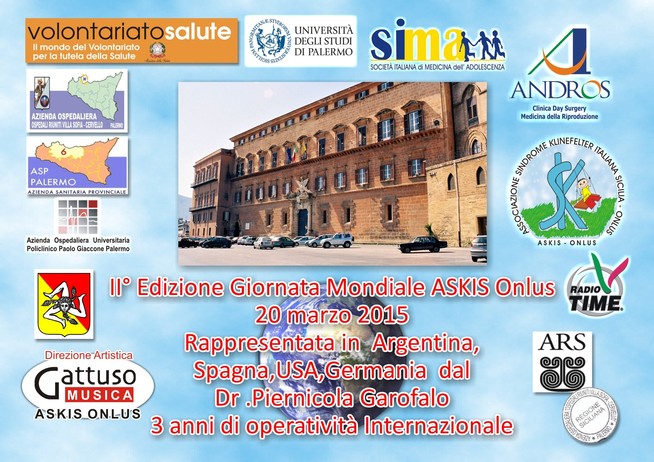 Seconda Giornata Mondiale Sulla Sindrome Di Klinefelter Venerd 20 