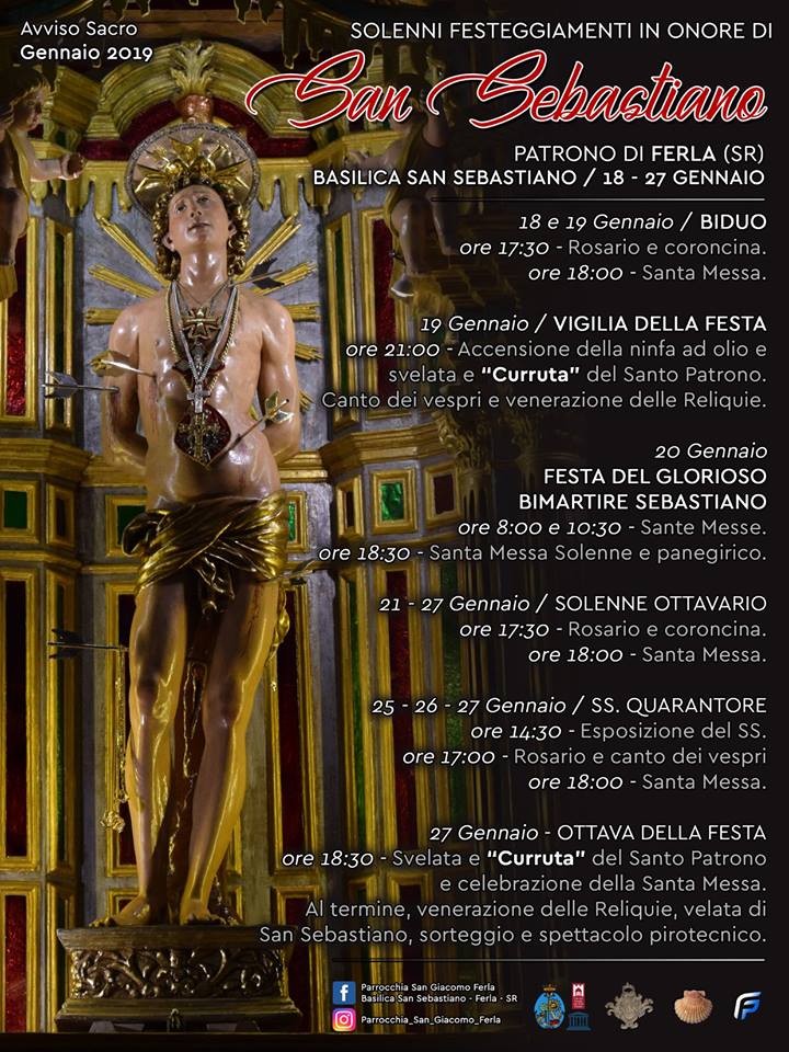 Curruta, Nisciuta e Scisa de Nudi la Festa di San Sebastiano a Ferla