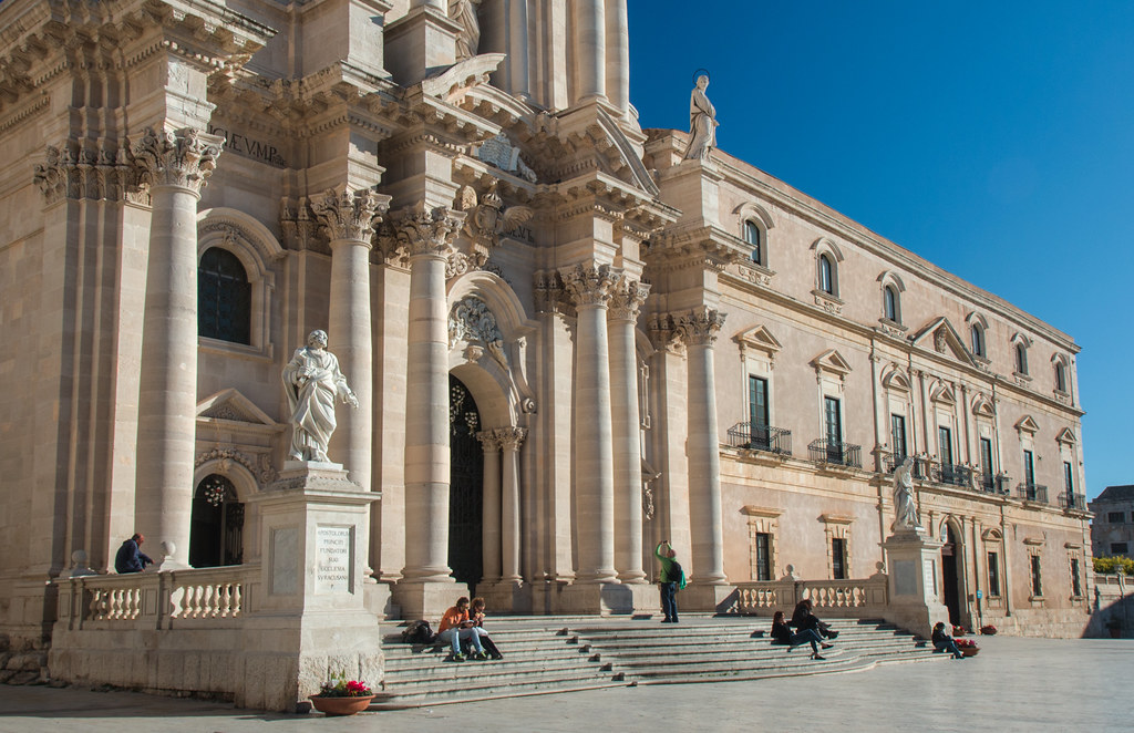 Piazza Duomo a Siracusa, una delle più belle della Sicilia