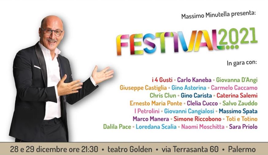 Festival 2021: a Palermo il grande contest musicale con Massimo Minutella