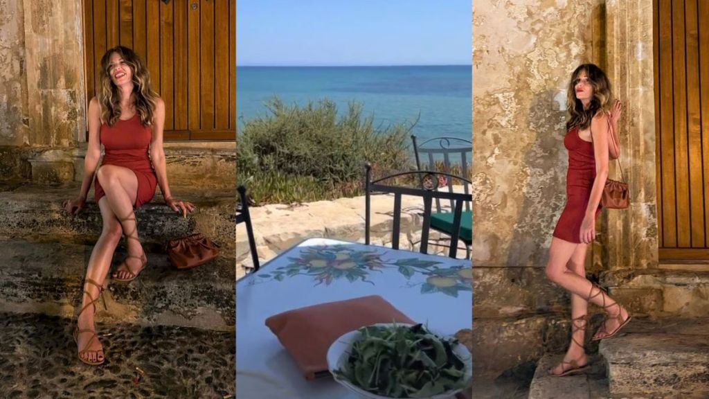 Alessia Marcuzzi torna in Sicilia: vacanze tra Ispica e Marzamemi