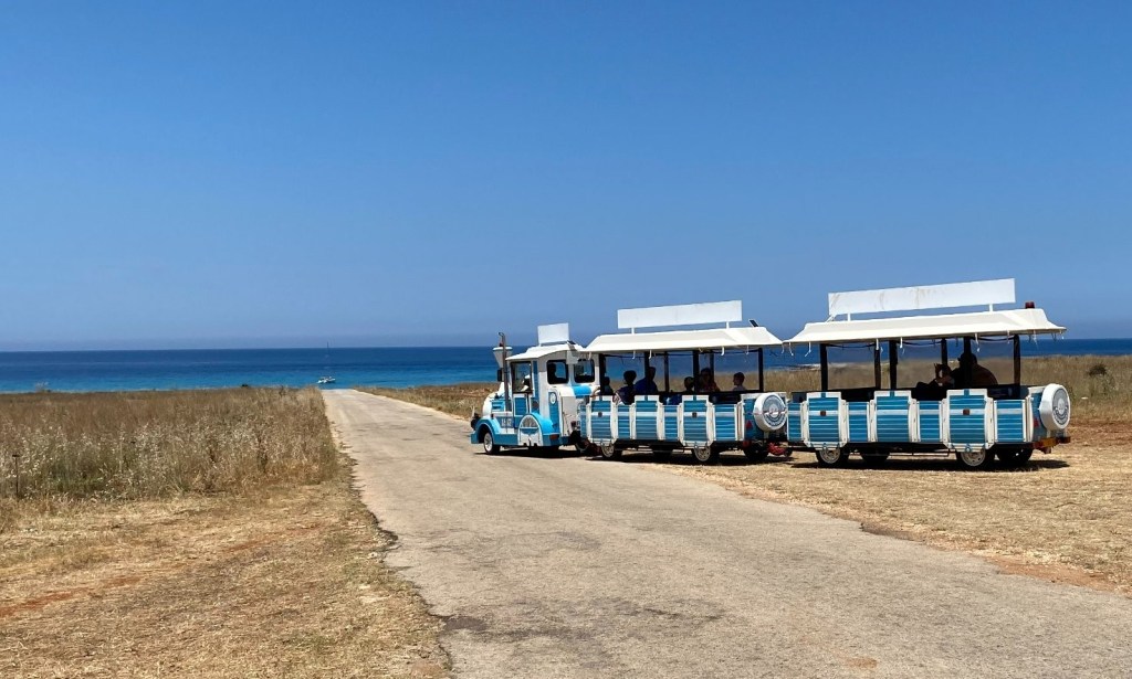 A Baia Santa Margherita torna il trenino turistico gratuito per la spiaggia e le calette