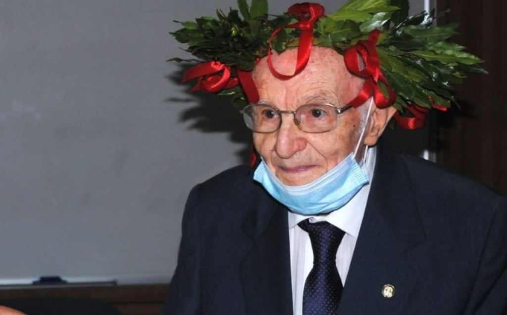 Palermo, Giuseppe Paternò si laurea in Filosofia a 99 anni