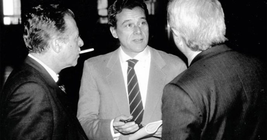 Pietro Grasso, Paolo Borsellino e Giovanni Falcone.