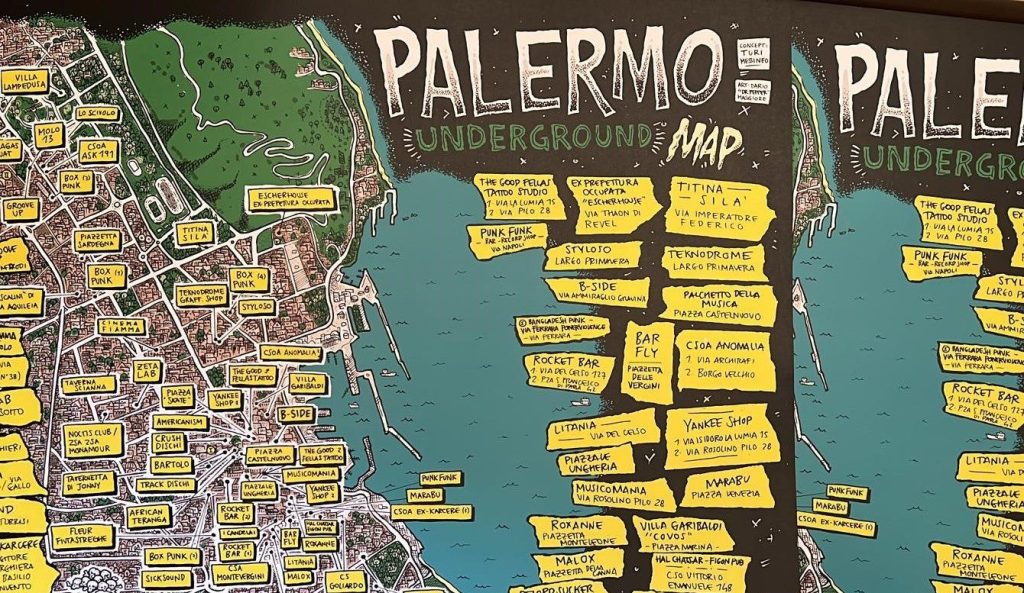"Palermo Underground Map", una mappa inedita della città tra luoghi ed esperienze da (ri)scoprire