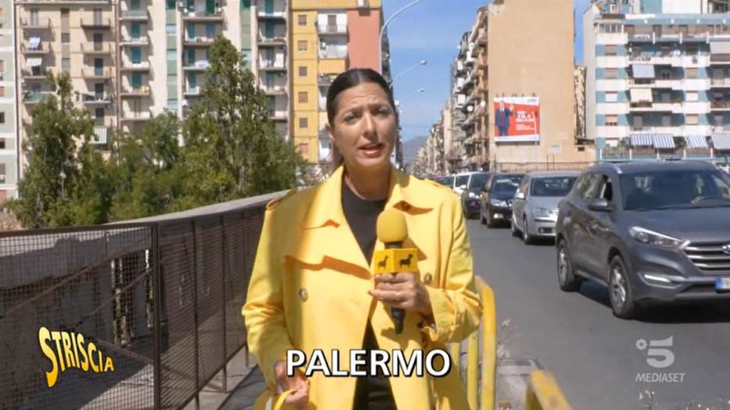 Striscia La Notizia a Palermo, il servizio di Stefania Petyx sul caso ventennale del Ponte Oreto
