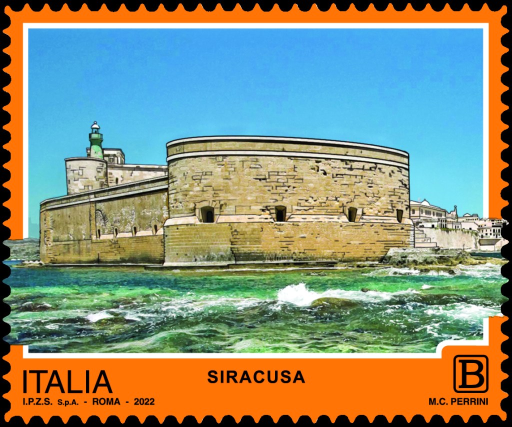 Poste Italiane dedica un nuovo francobollo a Siracusa, con l'immagine del Castello Maniace
