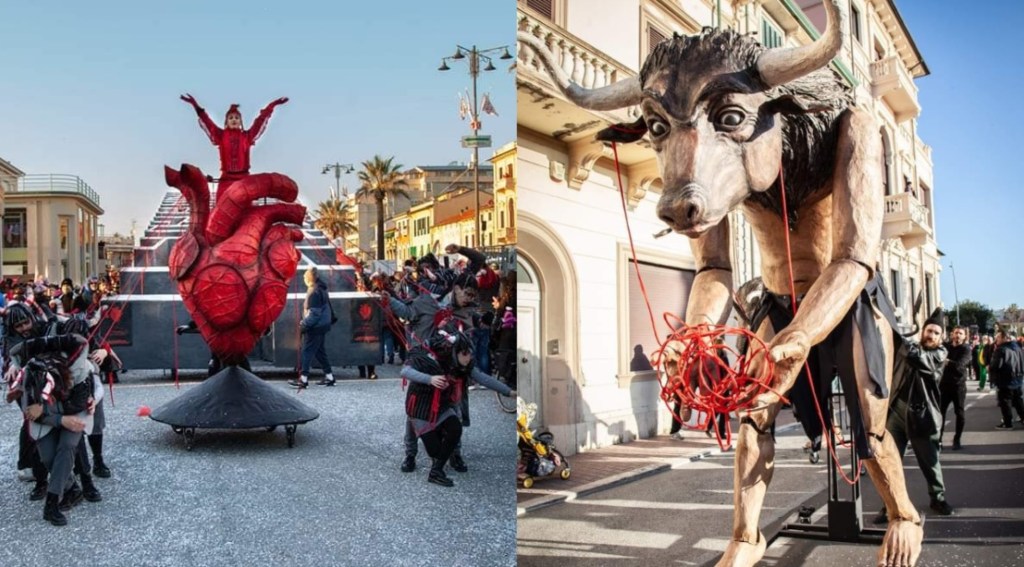 Carnevale di Viareggio, il siciliano Matteo Raciti vince il primo premio per le Mascherate in Gruppo