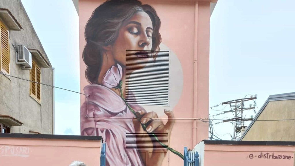 A Roccapalumba un nuovo murale dedicato alle donne: omaggio alla purezza e alla semplicità