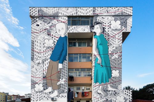 Millo arriva allo Sperone con una nuova opera di street art 