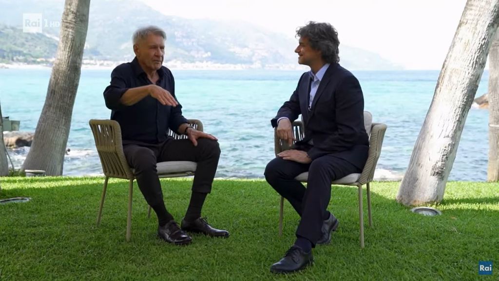 Alberto Angela ed Harrison Ford