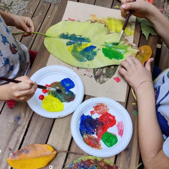 Bambini all'Orto Botanico di Palermo