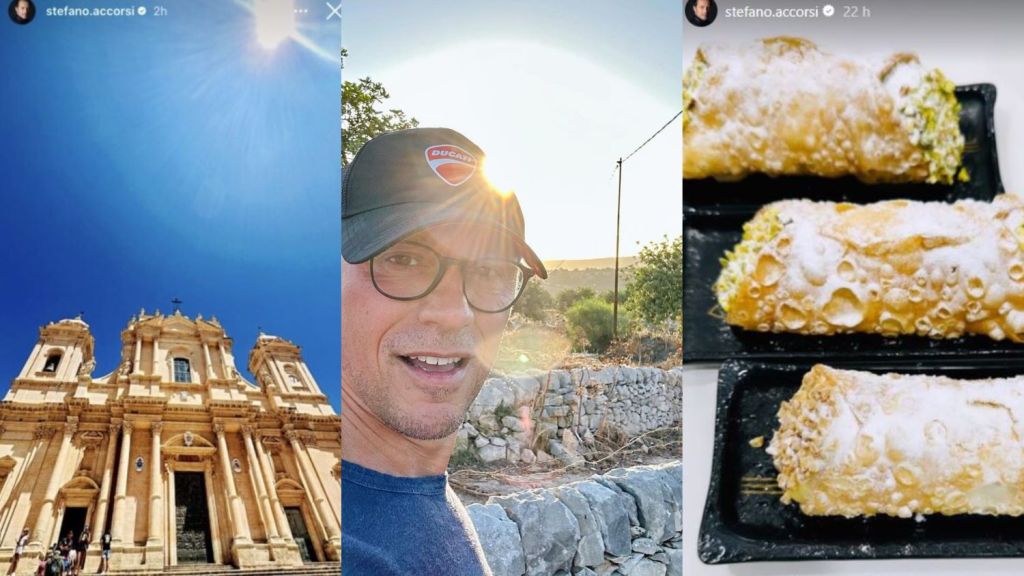 Relax in Sicilia per Stefano Accorsi: vacanze tra selfie, sole e buon cibo