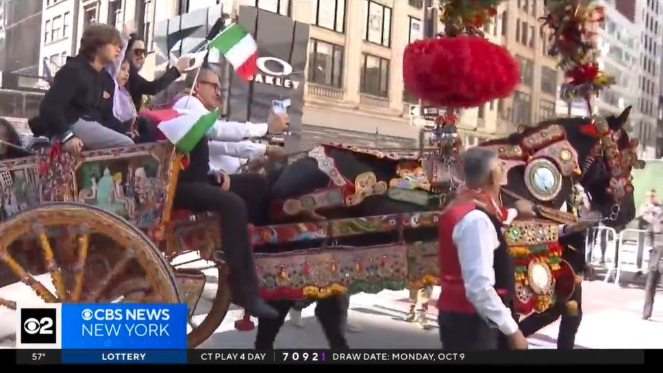 Dalla Sicilia agli Stati Uniti, carretti siciliani protagonisti a New York per il Columbus Day
