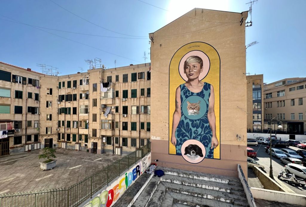 A Palermo un nuovo murale racconta il coraggio e la resilienza attraverso il volto di Alessandra