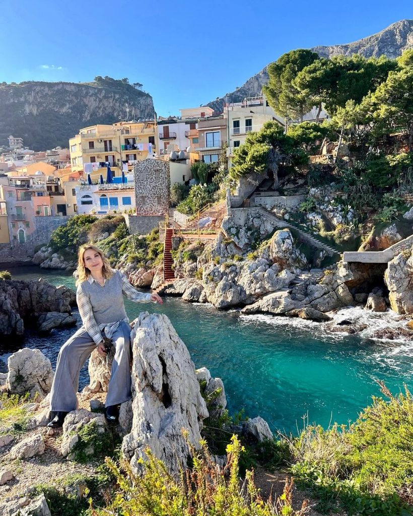 Barbara d'Urso in Sicilia