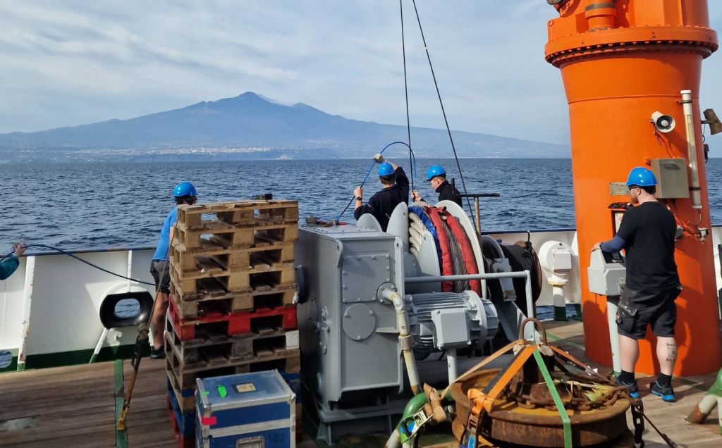 Conclusa la spedizione per studiare lo scivolamento dell'Etna nel Mediterraneo