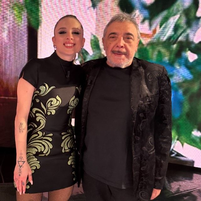 Angelina Mango e Nino Frassica