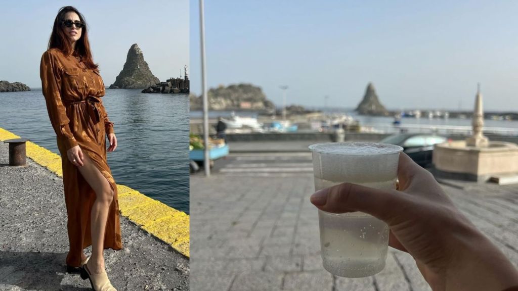 La Sicilia di Miriam Leone: una giornata al mare e seltz, limone e sale