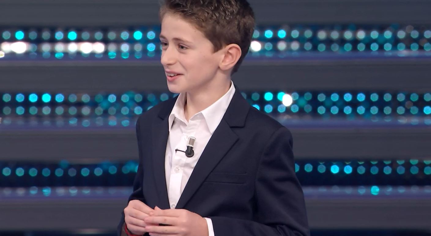 Samuele Parodi, chi è l'11enne siciliano tuttologo del Festival di Sanremo