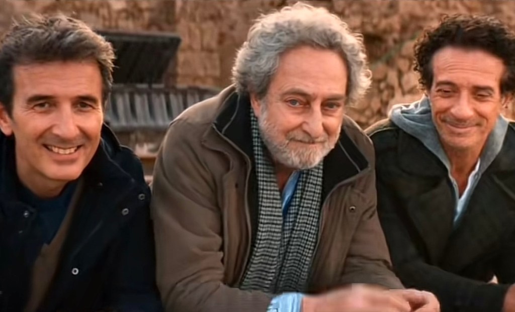 Valentino, il signor Giacalone e Salvo in Sicilia Express