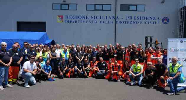 Si conclude ProDigi, il progetto che ha formato oltre 600 volontari della Protezione civile siciliana